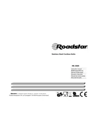Notice ROADSTAR HK300S Bouilloire