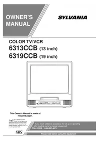 Notice SYLVANIA 6319CCB Téléviseur