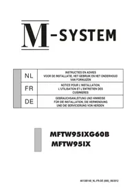 M-SYSTEM MFTW95IX - Cuisinière