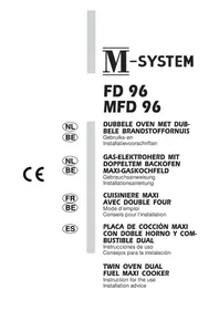 M-SYSTEM MFTD96IX - Cuisinière