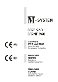 M-SYSTEM BPRNF960ANC - Fornuis