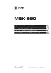 MSK650IX M-SYSTEM