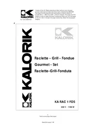 KA RAC 1 FOS KALORIK