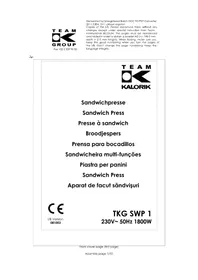 KALORIK TKG SWP 1 - Pinça para croque monsieur
