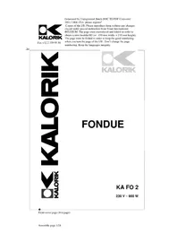 KA FO 2 KALORIK