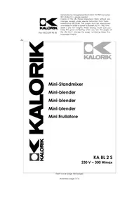 KA BL 2 S KALORIK