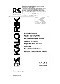 KA CP 6 KALORIK