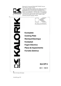 KALORIK KA CP 5 - Cucina