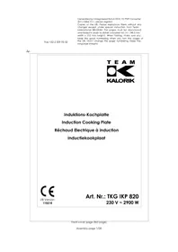 KALORIK TKG IKP 820 - Pfanne