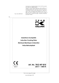 TKG IKP 810 KALORIK