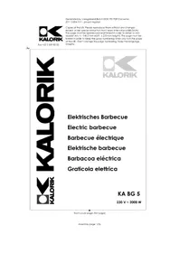 KA BG 5 KALORIK