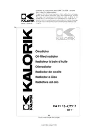 KALORIK KA EL 169 - Riscaldamento