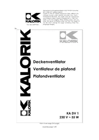 KA DV 1 KALORIK