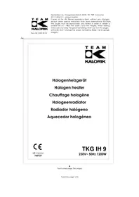 KALORIK TKG IH 9 - Verwarming
