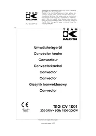 KALORIK TKG CV 1001 - Ogrzewanie