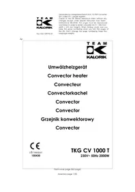 KALORIK TKG CV 1000 T - Aquecimento