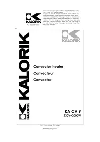 KALORIK KA CV 9 - Aquecimento