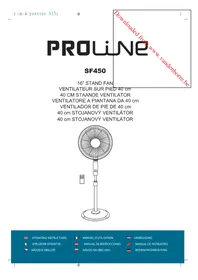 Notice PROLINE SF 450 Ventilátor