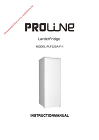 PROLINE PFL225AF1 - Fridge
