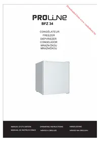Notice PROLINE BFZ34 Lednice