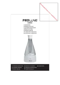 Notice PROLINE HUM08 Umidificatore