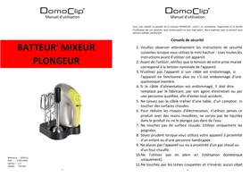 DOMOCLIP DOP111 - Robot ménager