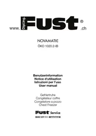Notice Novamatic OKO 1020.2IB Réfrigérateur