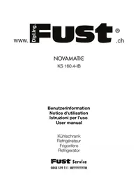 Notice Novamatic KS 160.4IB Réfrigérateur