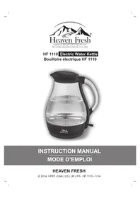 Notice Heaven Fresh HF 1110 Bouilloire