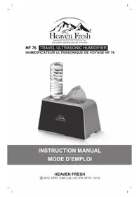 Notice Heaven Fresh HF 76 Humidificateur