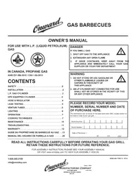 Notice Broil King SOVEREIGN XL 20 Parilla