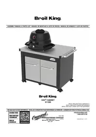 Notice Broil King KEG GRILLING CABINET Barbecue