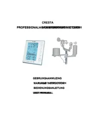 Notice Cresta DTX500 Weather Station