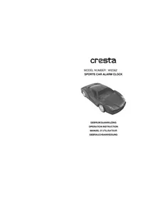 Notice Cresta WI2362 Sonneur d'alarme
