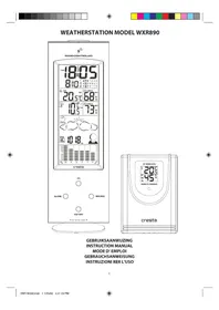 Notice Cresta WXR890 Weather Station