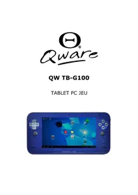 Notice Qware TBG100 Tablette