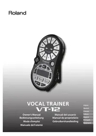 Notice ROLAND VT12 Enregistreur de voix