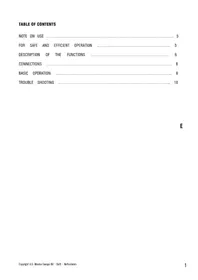 Notice US Blaster USB 7303 DJ Equipment