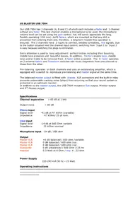 Notice US Blaster USB 7004 Attrezzatura DJ