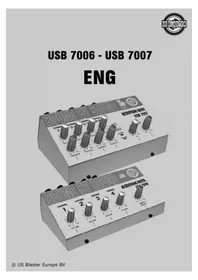 Notice US Blaster USB 7006 Attrezzatura DJ