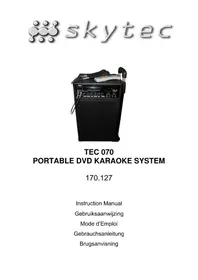 Notice Skytec TEC 070 Equipement DJ