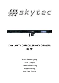 Notice Skytec DMX LIGHT CONTROLLER Equipement DJ