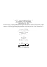 GEMINI CDMP1400 - Equipement DJ