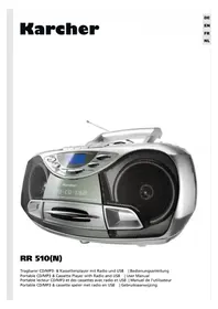 Notice Karcher Audio RR 510 Lecteur/enregistreur de cd