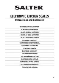 SALTER 1004 - Balances de cuisine