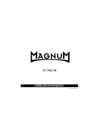 Notice Magnum TV 7052 Televisie