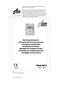 TEAM MFT 2 - Friteuse