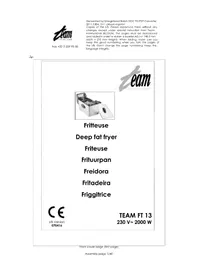 TEAM FT 13 - Friteuse