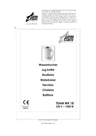 TEAM WK 18 - Bollitore
