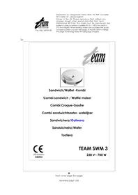 Notice TEAM SWM 3 Toaster